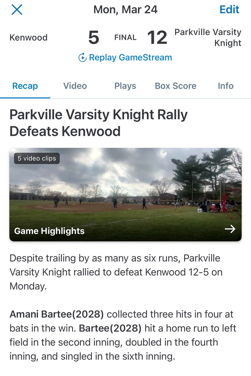 AmaniB28's tweet photo. First W of the season was a full team effort. I went 4 for 5 at the plate grabbing a HR, with 7 put outs defensively at SS including a double play. Onto the next game!🔥 
@Get2CollegAth @CoastRecruits @PrepSoftball @FastpitchAthRec @Softballsfuture @SoftballRecruit @SBRRetweets https://t.co/ACfZPWixLd