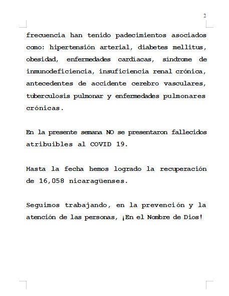👉Situación del Coronavirus al 25 de marzo 2025