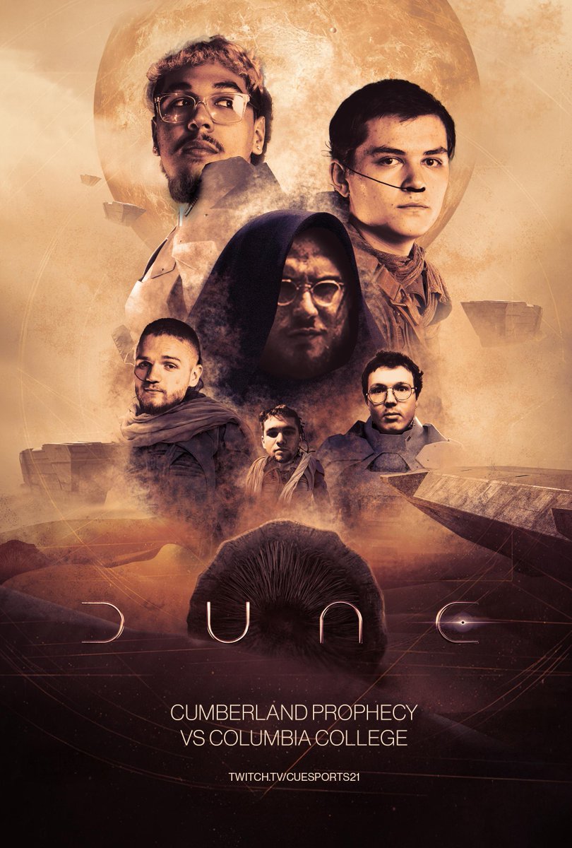 LISAN AL GAIB⏳

Cumberland Prophecy takes on <a href="/Cougar_Esport/">Columbia College Esports</a> tonight in the first round of ECAC Playoffs at 7pm CST.

Watch the cinema unfold in the replies🔽