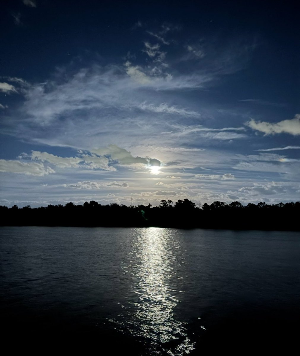 jperwyn's tweet image. The moon lit the water, the wind held its breath, and for one quiet moment, the world felt whole.