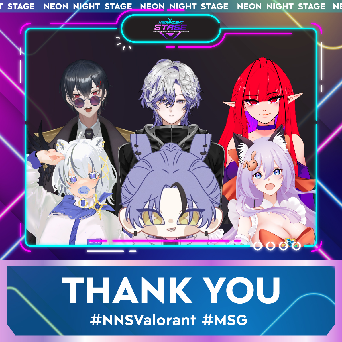 RailoneyCh's tweet photo. THANK YOU TEAMS!
ขอบคุณทุกทีมที่เข้า���่วม Neon Night Stage DAY 3
การแข่งขันอาจจบลง แต่มิตรภาพและความมันส์ยังคงอยู่!
แล้วเจอกันใหม่ในการแข่งขันครั้งต่อไป!
#LARTEA
#MSG
#SixtySix
#MaiChiWi
ขอเสียงปรบมือให้ทุกทีมกันหน่อย!
#NNSValorant #VTuber https://t.co/oct7seU6W7