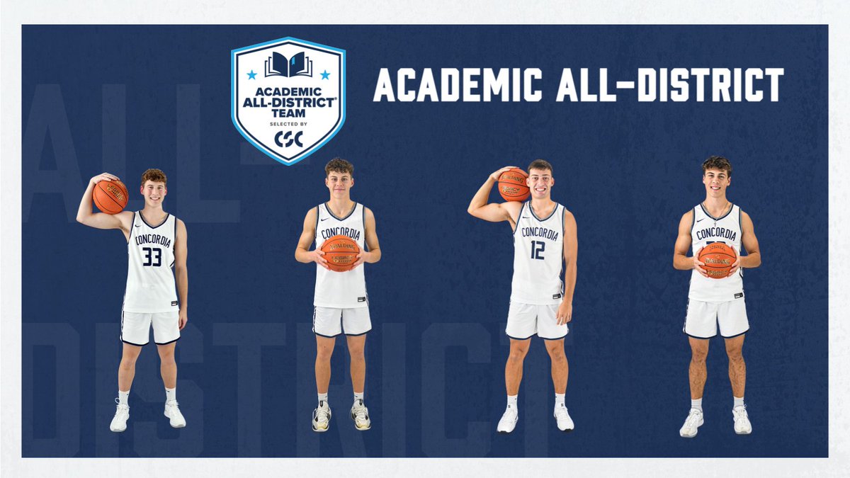 Concordia Bulldogs (@cunebulldogs) on Twitter photo 🏀 | Four Bulldogs from <a href="/CUNEmbb/">Concordia-NE Men’s Basketball</a> have been recognized with 2024-25 Academic All-District honors from College Sports Communicators!
• Brad Bennett
• Brooks Kissinger
• Noah Schutte
• Tristan Smith
RELEASE ➡️ cune.edu/athletics/team… 🏀 | Four Bulldogs from <a href="/CUNEmbb/">Concordia-NE Men’s Basketball</a> have been recognized with 2024-25 Academic All-District honors from College Sports Communicators!
• Brad Bennett
• Brooks Kissinger
• Noah Schutte
• Tristan Smith
RELEASE ➡️ cune.edu/athletics/team…