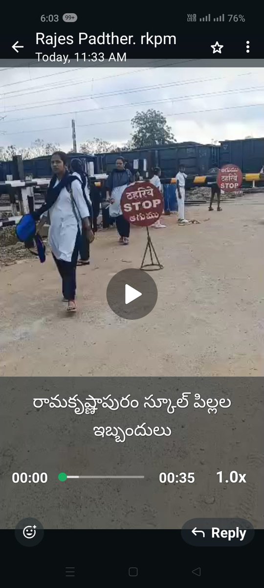 hindugnr1's tweet photo. villagers  are facing a lot of difficulties due to the closed gate. The villagers are requesting that an underbridge or road overbridge (ROB) be constructed for our village as soon as possible. Children who go to school from under the train to reach school because the train stops https://t.co/ZJDOOUxCio