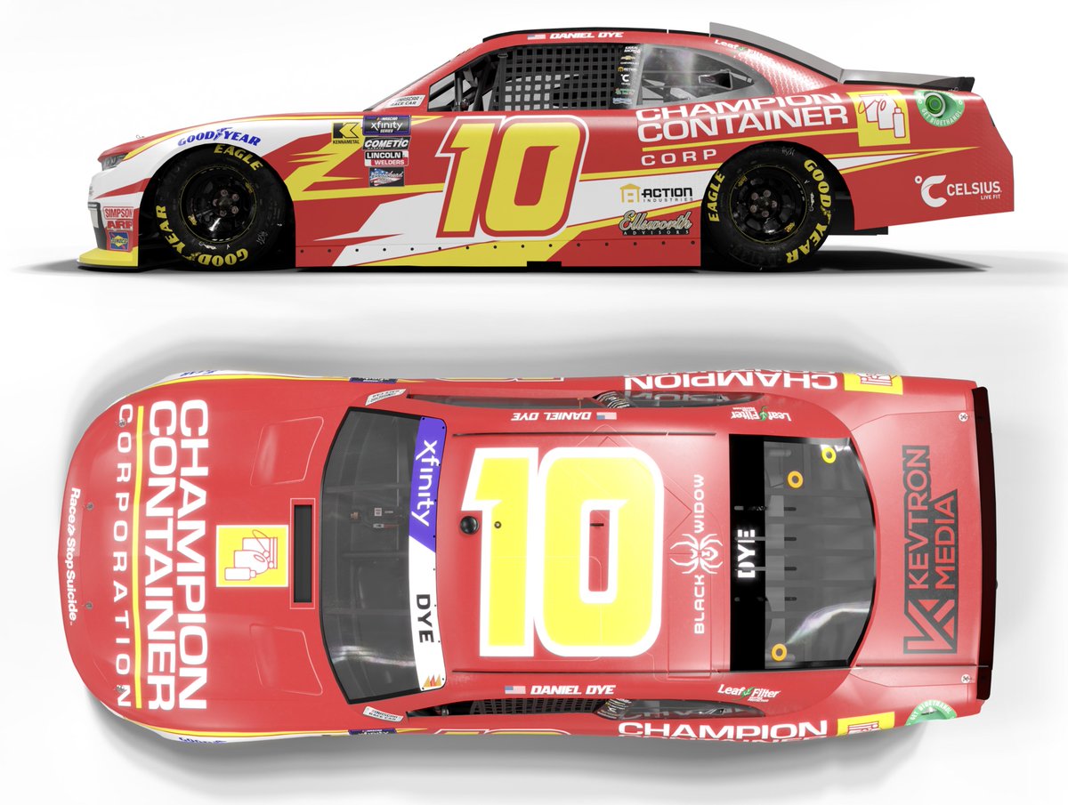 Daniel Dye (@danieldye43) on Twitter photo 𝑮𝑰𝑽𝑬𝑨𝑾𝑨𝒀: Join us at <a href="/MartinsvilleSwy/">Martinsville Speedway</a>! Repost & Tag 1 friend to be entered 👊
- 2 VIP Garage Passes to the <a href="/NASCAR_Trucks/">NASCAR CRAFTSMAN Trucks</a> AND <a href="/NASCAR_Xfinity/">NASCAR Xfinity</a> races
- Meet & Greet with Daniel
- 2 #ChampionContainer T-Shirts
- Sit on the <a href="/KauligRacing/">Kaulig Racing</a> No. 10 Pit Box for Saturday’s Xfinity 𝑮𝑰𝑽𝑬𝑨𝑾𝑨𝒀: Join us at <a href="/MartinsvilleSwy/">Martinsville Speedway</a>! Repost & Tag 1 friend to be entered 👊
- 2 VIP Garage Passes to the <a href="/NASCAR_Trucks/">NASCAR CRAFTSMAN Trucks</a> AND <a href="/NASCAR_Xfinity/">NASCAR Xfinity</a> races
- Meet & Greet with Daniel
- 2 #ChampionContainer T-Shirts
- Sit on the <a href="/KauligRacing/">Kaulig Racing</a> No. 10 Pit Box for Saturday’s Xfinity