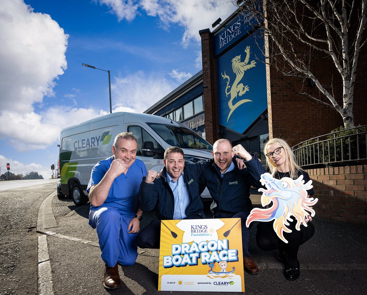Kingsbridge Private Hospital (@kingsbridgehosp) on Twitter photo We are thrilled to announce Cleary Contracting as the headline sponsor of our #KingsbridgeFoundation Dragon Boat Race, taking place on Sat 12th April, in support of <a href="/CancerFundChild/">Cancer Fund for Children</a> 🌼
Learn more here ➡️ tinyurl.com/mvhknv9n We are thrilled to announce Cleary Contracting as the headline sponsor of our #KingsbridgeFoundation Dragon Boat Race, taking place on Sat 12th April, in support of <a href="/CancerFundChild/">Cancer Fund for Children</a> 🌼
Learn more here ➡️ tinyurl.com/mvhknv9n