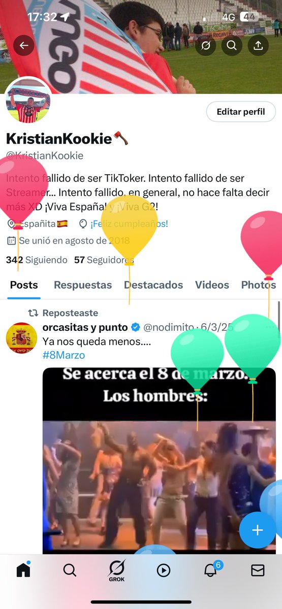 Globos no meu perfil🥰