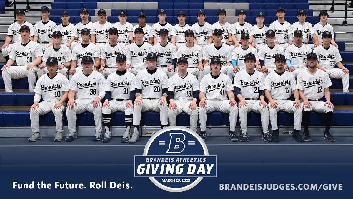 Today is Athletics Giving Day.  Please consider a gift to support Brandeis Baseball

givecampus.com/schools/Brande…
