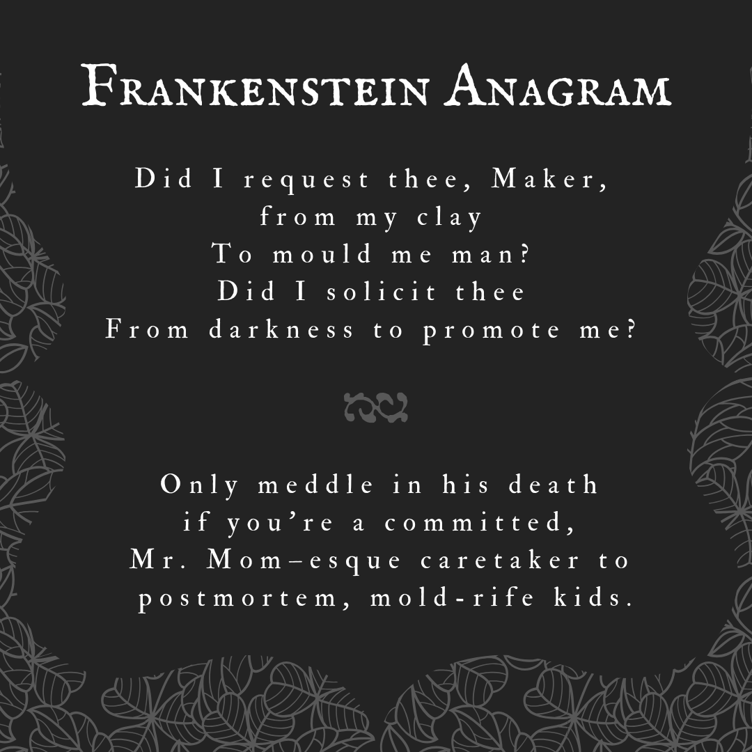 JoshuaBoers's tweet photo. Anagramania has taken hold of me recently. https://t.co/kgyTMKrgfj