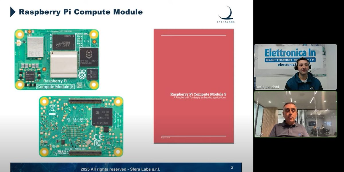 futuranet_it's tweet image. Hai perso il nostro evento in diretta su come progettare un server industriale con Raspberry Pi CM4 e CM5?
Recupera subito la registrazione 👉 eipro.futuranet.it/2025/03/25/com…
#RaspberryPi #ComputeModule #CM4 #CM5 #ServerIndustriale #SferaLabs #StratoPi #EmbeddedSystems #Elettronica