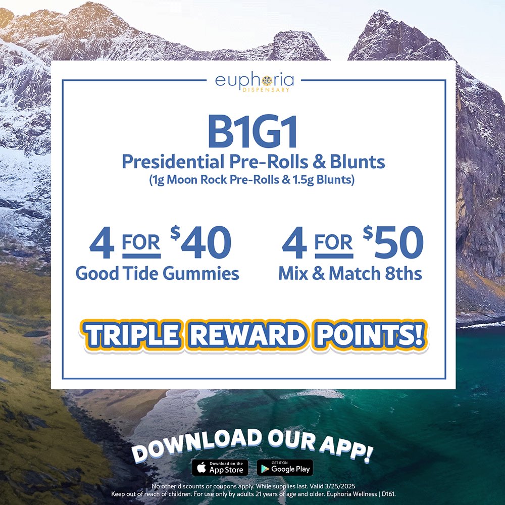 Happy Tuesday it’s Triple Points All Day #LasVegas here’s our Daily Deals!!!! #stayabovetheclouds #CannabisCommunity #StonerFam #cannabisculture #cannabisindustry