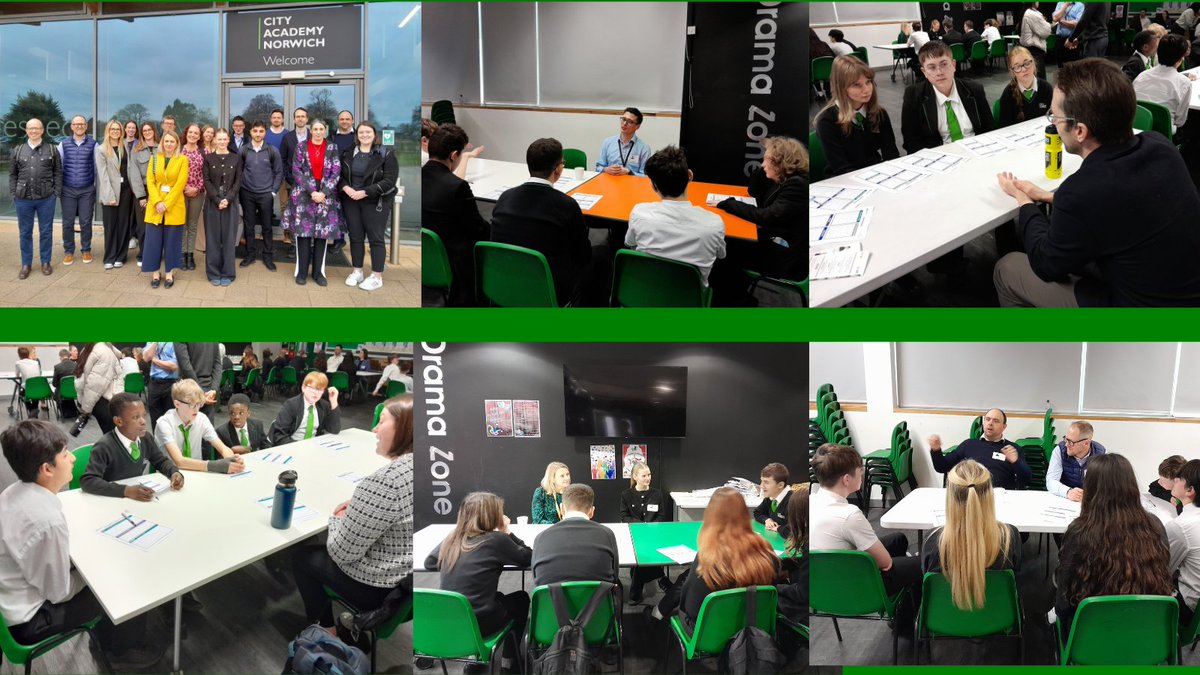 Year 9 enjoyed a Careers session with volunteers from Aviva Pinsent Masons today. The finale was a question and answer session with our Year 9s interviewing the volunteers!  Great feedback from the volunteers too:   
"a great school with super engaged students"
 Year 9 stars!