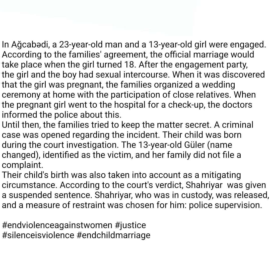 meronchick's tweet photo. #endviolenceagainstwomen #justice #silenceisviolence #endchildmarriage #sənsusma https://t.co/Hr8Frb4KQG
