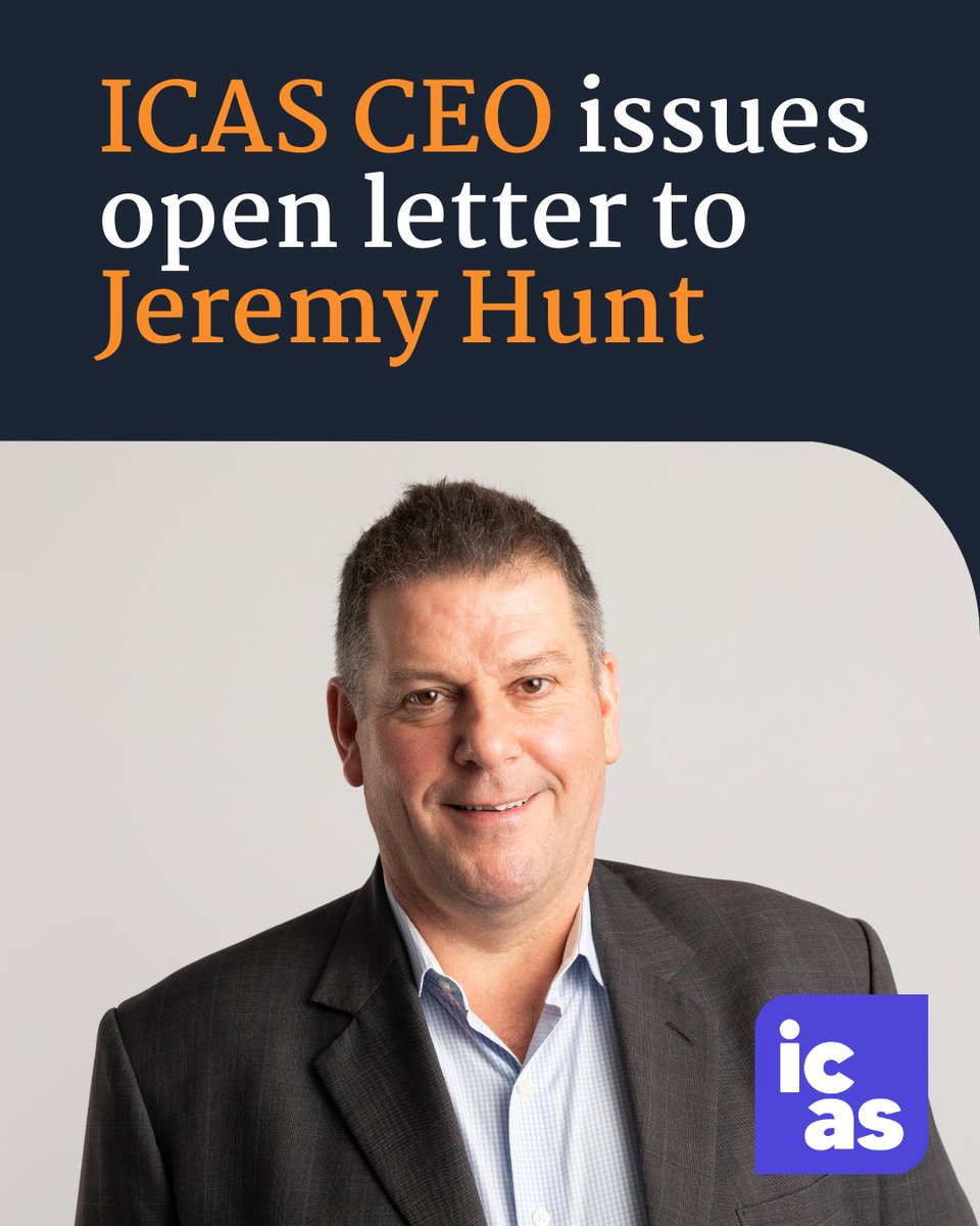 ICAS (@icasaccounting) on Twitter photo ICAS CEO, <a href="/JB_Cartwright/">Bruce Cartwright CA</a> has penned an open letter responding to comments attributed to Jeremy Hunt, where he suggested graduates should avoid entering the accountancy profession amid the growth in AI.
Read the letter in full: brnw.ch/21wRzaG ICAS CEO, <a href="/JB_Cartwright/">Bruce Cartwright CA</a> has penned an open letter responding to comments attributed to Jeremy Hunt, where he suggested graduates should avoid entering the accountancy profession amid the growth in AI.
Read the letter in full: brnw.ch/21wRzaG