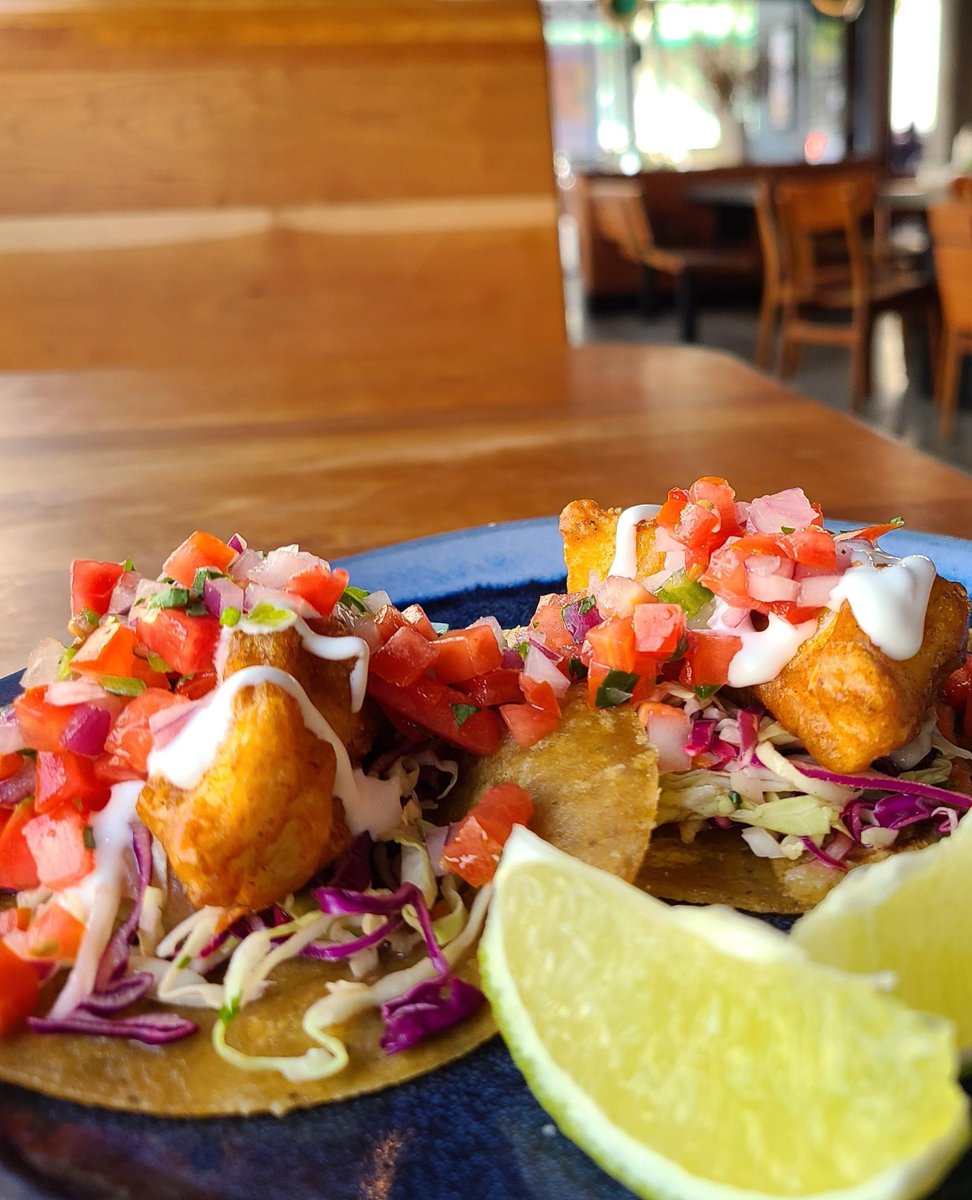 Baja Fish Tacos 🐟️🌮 Only on #TacoTuesday 

Tuesdays 11:30am to 8:30pm. Dine-in only

#socalo #socalosantamonica #santamonica #eatlocal