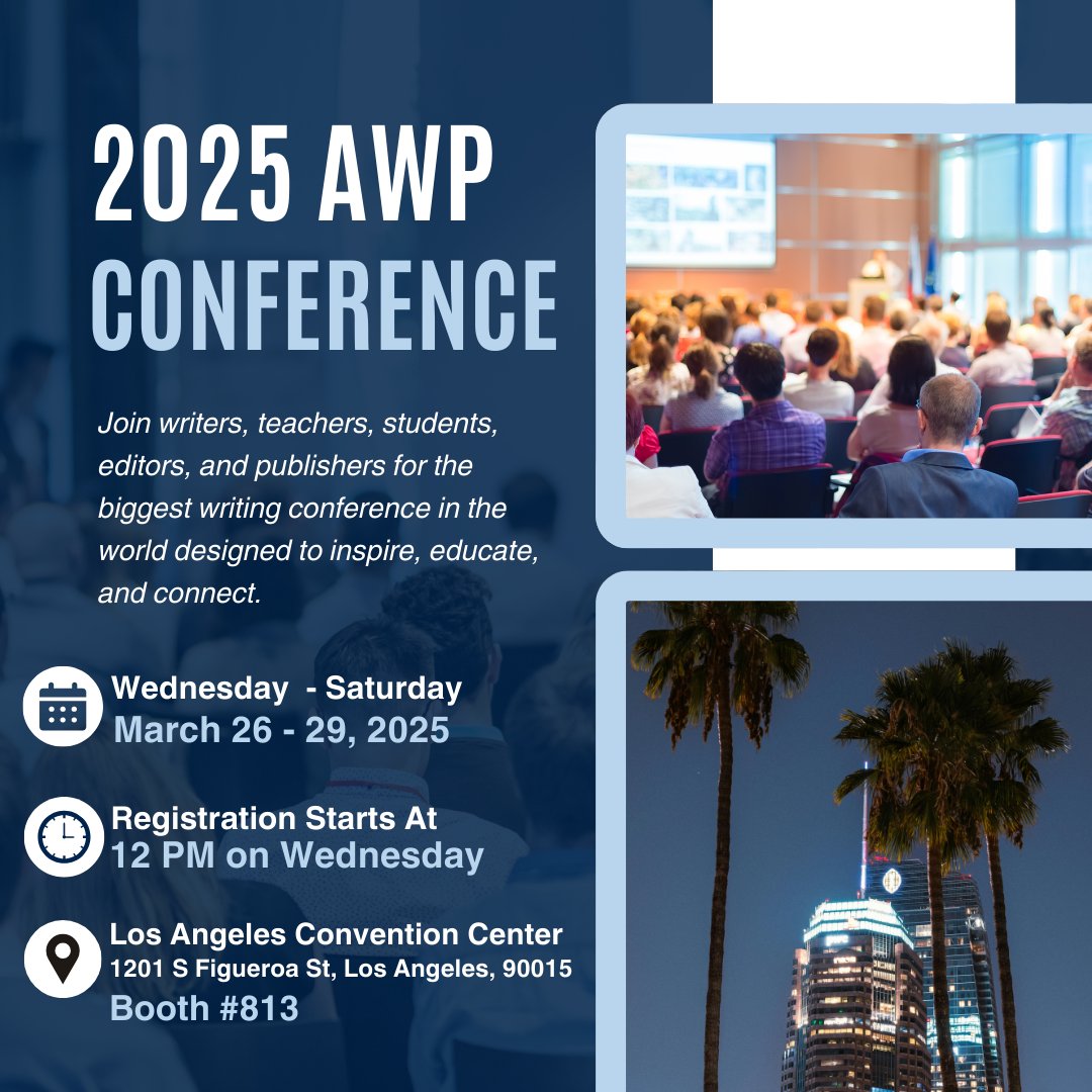 BlackForkReview's tweet image. Quick reminder, writers!
The 2025 AWP conference is kicking off tomorrow! Find us at booth #813 and don’t forget to stop by for our reading on Thursday at 6 pm. We hope to see you there!
Reading Co-hosts: Ashland PP, Black Fork Review, Chestnut Review, Muleskinner
#AWP25
