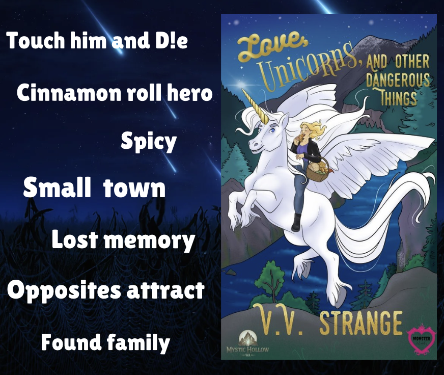 She's got amnesia and a killer instinct. He's a sweet healer with a unicorn problem.
shorturl.at/ZwQW8 
#paranormalromance  #shifters #unicornromance #unicorn #romancebookrecs #romancereads #romancereader #romancenovels #romanceseries #KindleUnlimited #Kindle #kindlebooks