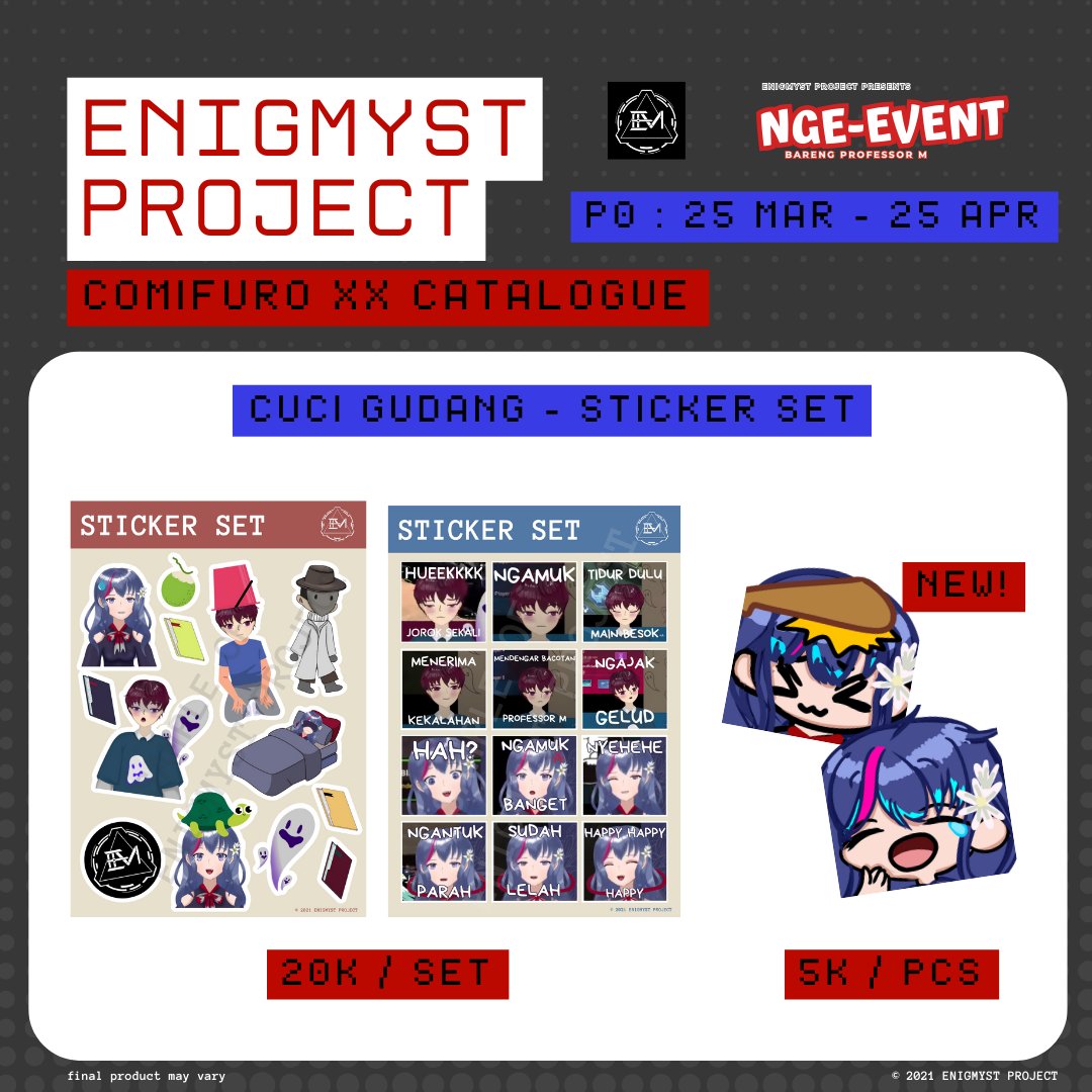 enigmystproject's tweet photo. GARAGE SALE OLD ITEMS FROM #CF 

#CFXX #COMIFUROCATALOGUE #COMIFURO #ENIGMYSTProject https://t.co/FnpNv2tFA2