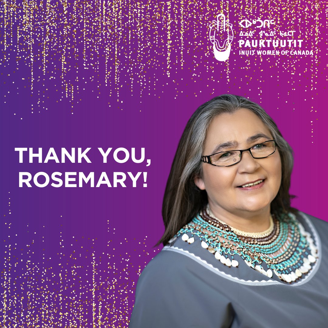 Honouring Rosemary Cooper: A Legacy of Leadership &amp; Advocacy
After nine impactful years with Pauktuutit, Rosemary will retire on March 28, 2025.
Full news release is available on our website: pauktuutit.ca/news/new-leade…