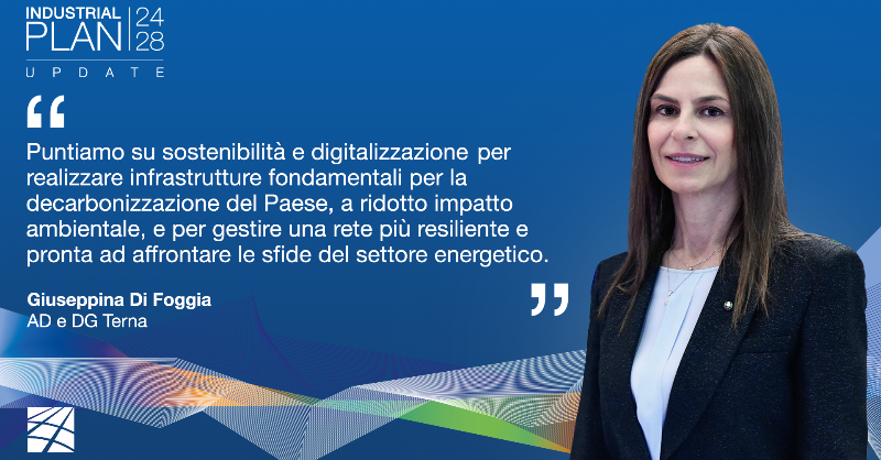 TernaSpA's tweet photo. Il Cda di #Terna ha approvato l’aggiornamento del Piano Industriale 2024-2028. In crescita gli #investimenti: 17,7 miliardi di € (+7%) nell’arco di Piano per accelerare la #transizioneenergetica, l’indipendenza energetica e la #decarbonizzazione del Paese. #TernaPlan #update