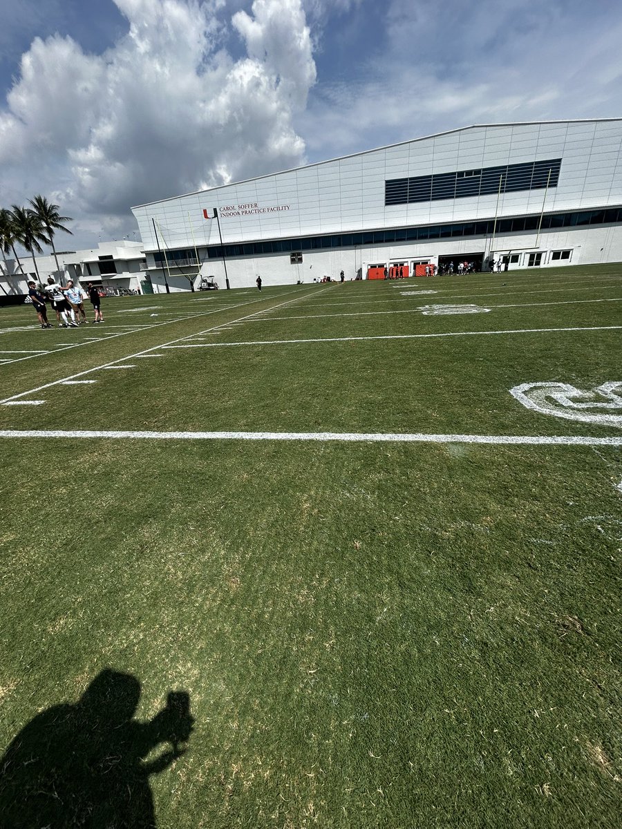 Had a great day with the University of Miami