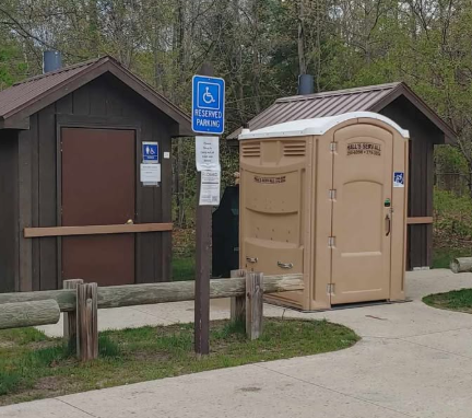 Dave Bondy (@davebondytv) on Twitter photo 🚨DON'T EVER FORGET🚨The State of Michigan locked down in 2020. This is a picture from Caseville. They closed the bathrooms in the park and placed a porta potty for people to use. Follow me here -- <a href="/DaveBondyTV/">Dave Bondy</a> for more look backs. Umm.. Yeah, this can never happen again. 🚨DON'T EVER FORGET🚨The State of Michigan locked down in 2020. This is a picture from Caseville. They closed the bathrooms in the park and placed a porta potty for people to use. Follow me here -- <a href="/DaveBondyTV/">Dave Bondy</a> for more look backs. Umm.. Yeah, this can never happen again.