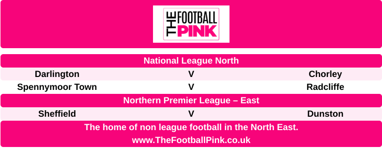 Tonight's fixtures in the <a href="/TheVanaramaNL/">The National League</a> and <a href="/NorthernPremLge/">The Pitching In Northern Premier League</a>.