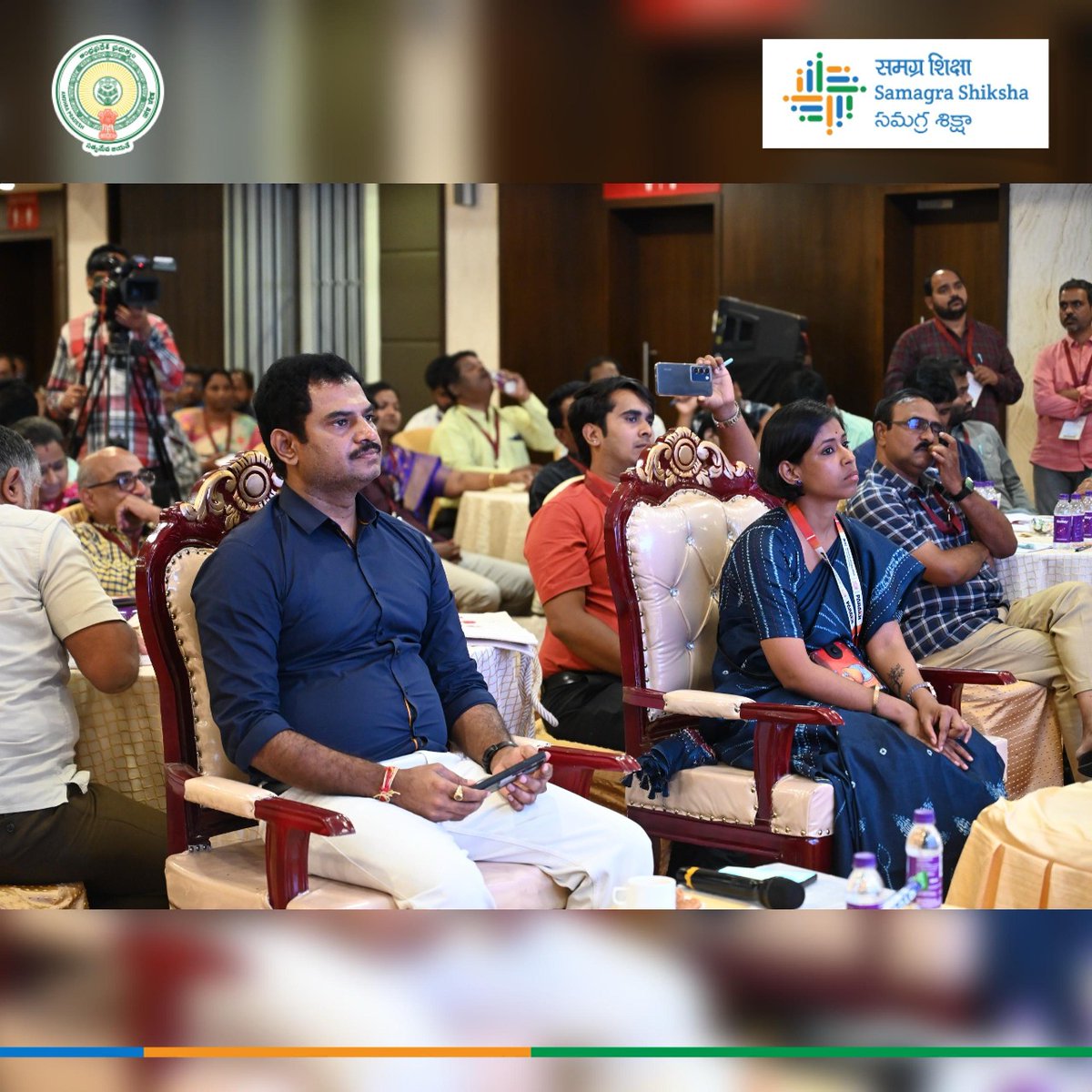 SamagraAP's tweet image. Holistic Progress Card Workshop Wraps Up! 📚✨
The 2-day HPC workshop by PARAKH, NCERT &amp;amp; SCERT AP focused on better accessibility, activity design &amp;amp; interactive learning. SCERT Director M.V. Krishna Reddy stressed effective implementation for student growth.
#HolisticProgressCard