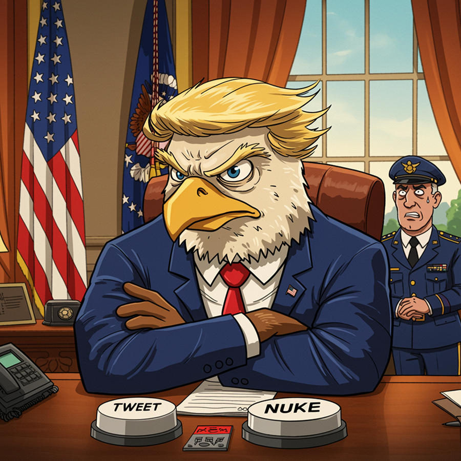 Treagle_meme's tweet photo. Tweet or Nuke 🦅

#Treagle $TRE #Trump https://t.co/JOAAVvMJd8