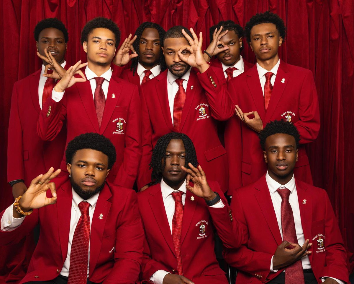 PiBetaNupes's tweet photo. ΠΒ Spring 2K25 Line: ”The 9th Dimension”

Ace Klub- Ediomo Umanah
Deuce Klub- Williams Kaka 
Tre Klub- Sanusi Signateh
4 Klub- Drake McCray 
5 Klub- Thaion Savannah
6 Klub- Sean Savage 
7 Klub/Rok- Aaron Little 
8 Klub- Obinna Elendu 
9 Klub/Tail- Evan Spurlin Renfroe https://t.co/5SEsb0wBXY