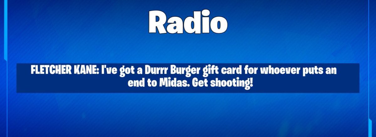 Fletcher Kane thinks my life is worth a single Durr Burger gift card.