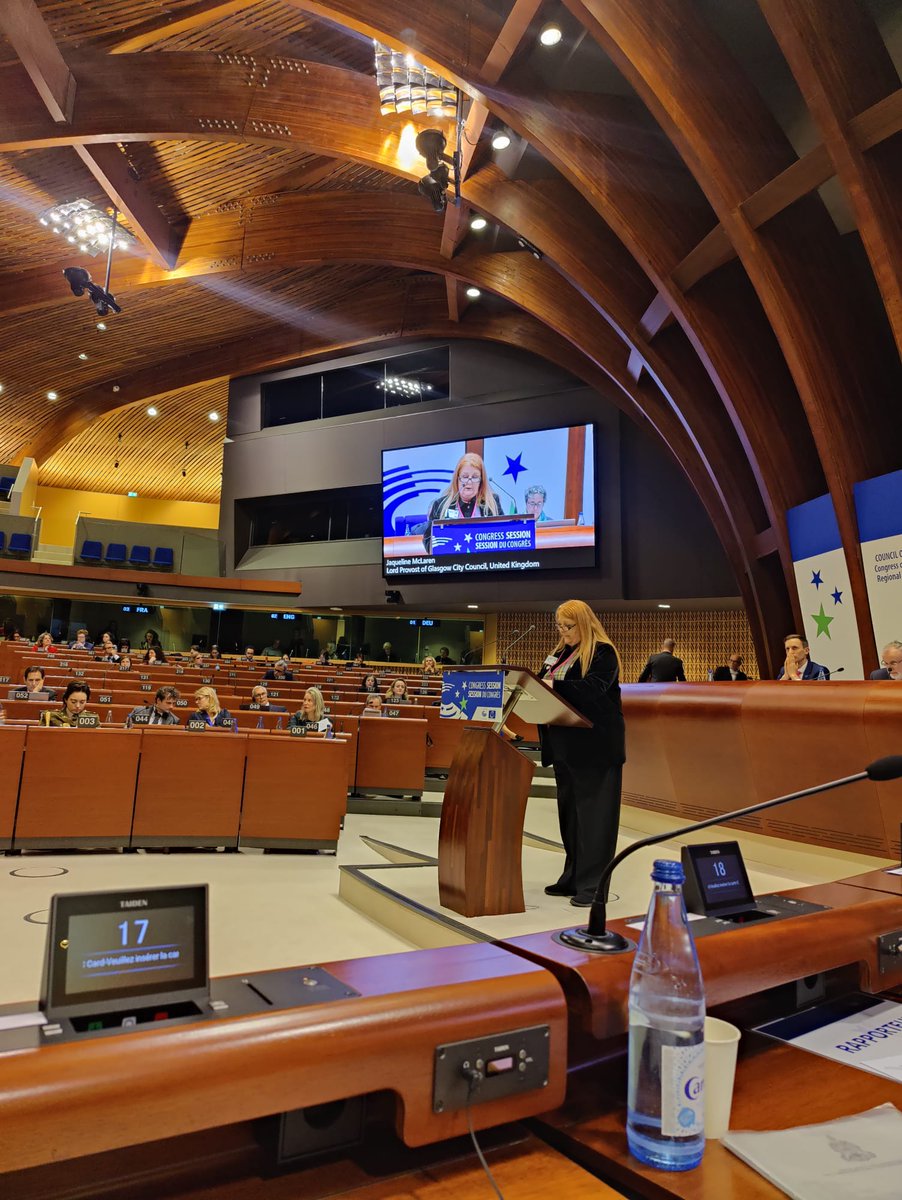 Council of European Municipalities and Regions (@ccrecemr) on Twitter photo “Would this have happened if I were a man?” - Powerful statement from <a href="/LordProvostGCC/">Lord Provost of Glasgow</a> of <a href="/GlasgowCC/">Glasgow City Council</a> at the <a href="/coe/">Council of Europe</a> on violence against women in politics. We must act now to ensure women’s safety and equal representation. Join us!
#Democracy #WomenInPolitics “Would this have happened if I were a man?” - Powerful statement from <a href="/LordProvostGCC/">Lord Provost of Glasgow</a> of <a href="/GlasgowCC/">Glasgow City Council</a> at the <a href="/coe/">Council of Europe</a> on violence against women in politics. We must act now to ensure women’s safety and equal representation. Join us!
#Democracy #WomenInPolitics