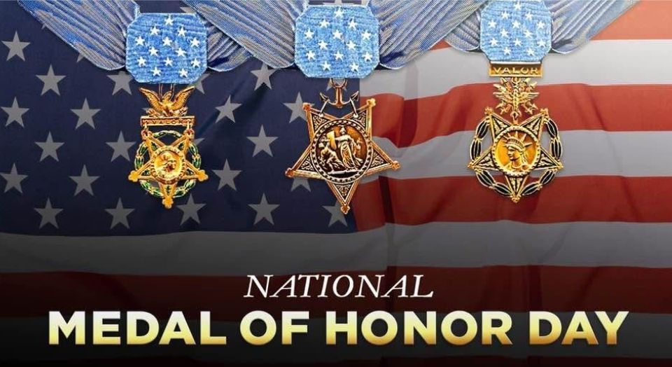 Today is National Medal of Honor Day! Let us celebrate those who have distinguished themselves through gallantry and bravery, risking their lives in the service of our country.