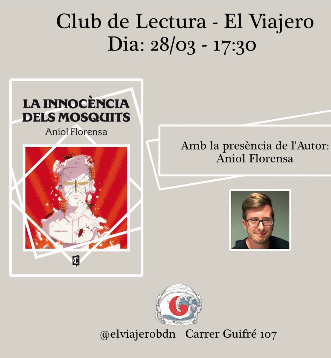 Aquest divendres, a les 17:30, viatgem a Bojiba amb <a href="/aniolflorensa/">Aniol Florensa</a> per parlar de La Innòcencia dels Mosquits, editat per <a href="/Chronos_cat/">Editorial Chronos</a> No podeu faltar!
