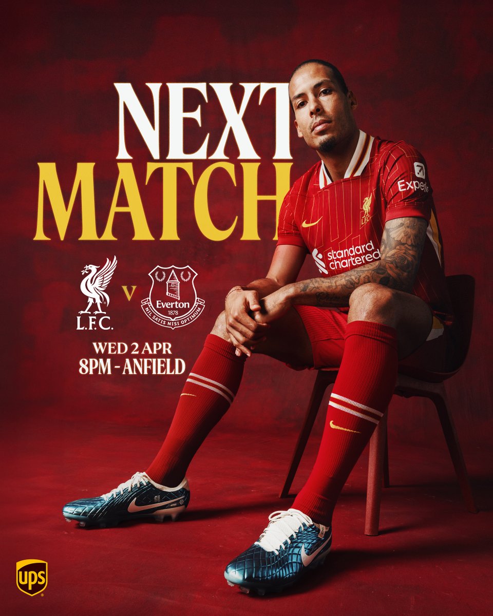 Up next: Under the lights at Anfield for the Merseyside derby 💫🔴 #LIVEVE 

<a href="/UPS/">UPS</a> | #Ad
