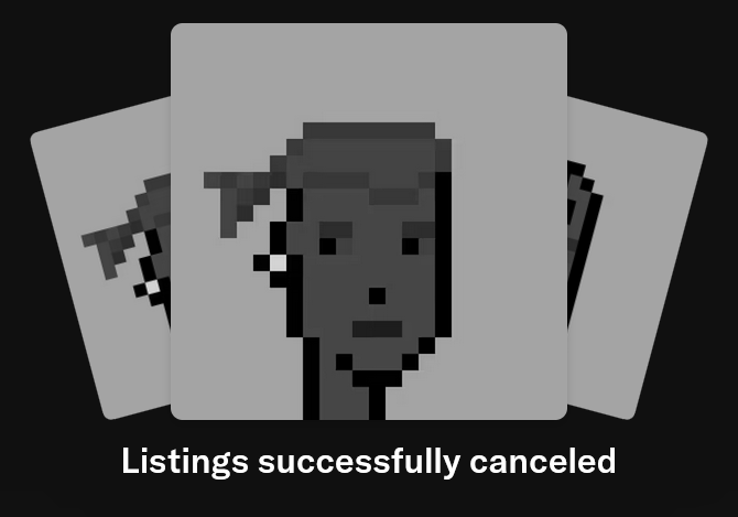 The floor skyrocketed dangerously close to my listing price — I nearly lost my two beloved V1 CryptoPunk babies in a heart-pounding, split-second panic. My hands were shaking as I raced to cancel the listing just in time. It feels like I'm not the only one living on the edge —