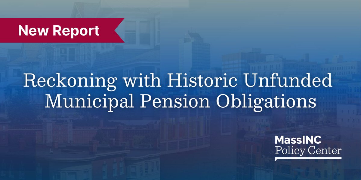 Massachusetts taxpayers, especially in Gateway Cities, are burdened by local pension costs after decades of underfunding. Our latest report unpacks the history and offers solutions for a more equitable, sustainable future.

Read more: shorturl.at/6LLyu
