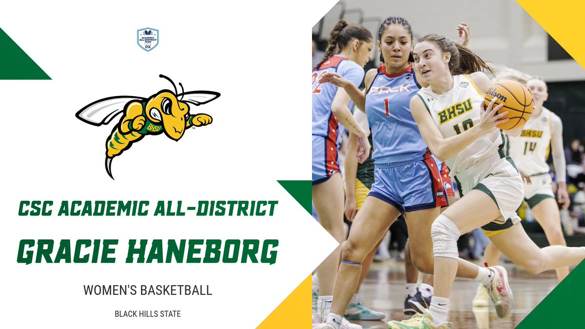 Black Hills State Athletics (@bhsuathletics) on Twitter photo .<a href="/BHSUWBB/">Black Hills State WBB</a>: Three Yellow Jackets Named CSC Academic All-District
Read Moreโฌ๏ธ: bhsuathletics.com/news/2025/3/25โฆ .<a href="/BHSUWBB/">Black Hills State WBB</a>: Three Yellow Jackets Named CSC Academic All-District
Read Moreโฌ๏ธ: bhsuathletics.com/news/2025/3/25โฆ