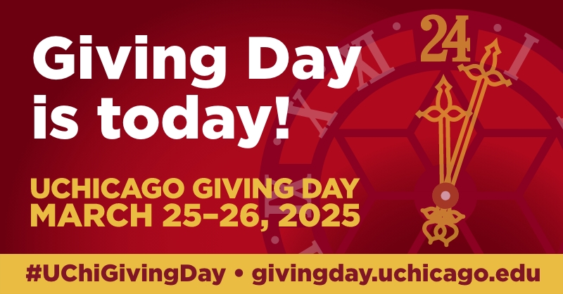 #UChicagoGivingDay is here.

Right now, you can help us unlock up to $325,000 in challenge funds before noon CT on March 26. 

Will you consider supporting #socialimpact at the Rustandy Center to unlock funding for research and programs? To give, visit ms.spr.ly/6012qeFo6