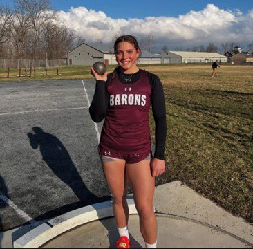Congratulations Laci Nelson!! 🎉
Laci broke the MC Girls Shot Put record set by Pat Neumann in 1977. 👀