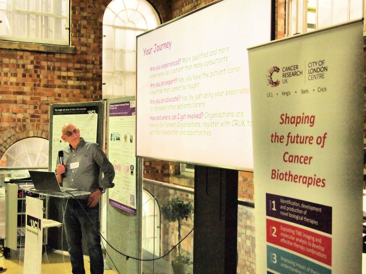 CRUKCOLcentre (@crukcolcentre) on Twitter photo Proud to support <a href="/uclcancer/">UCL Cancer Institute</a>'s Patient and Public Open Evening, inc fascinating talk on patient advocacy from our #PPIE committee member Dave Chuter <a href="/CancerOG/">DaveChuter@OGcancersupport</a>. People with lived experience of cancer can make a vital contribution to research design. Proud to support <a href="/uclcancer/">UCL Cancer Institute</a>'s Patient and Public Open Evening, inc fascinating talk on patient advocacy from our #PPIE committee member Dave Chuter <a href="/CancerOG/">DaveChuter@OGcancersupport</a>. People with lived experience of cancer can make a vital contribution to research design.