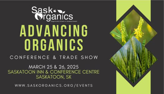 Looking forward to seeing you there!😎
Today &amp; Tomorrow at the Saskatoon Inn
advancingorganics.ca