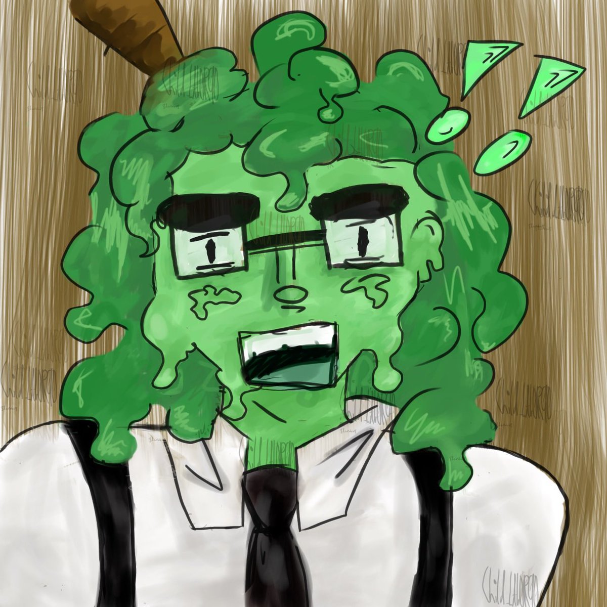 Child_labor90's tweet photo. >:0 

haven’t drawn in digital inna bit lol anyways heres c!slime 
#slimeciclefanart #slimecicle #cslime #ignorethewatermarksplea #fanart https://t.co/ePb4GFwD0q