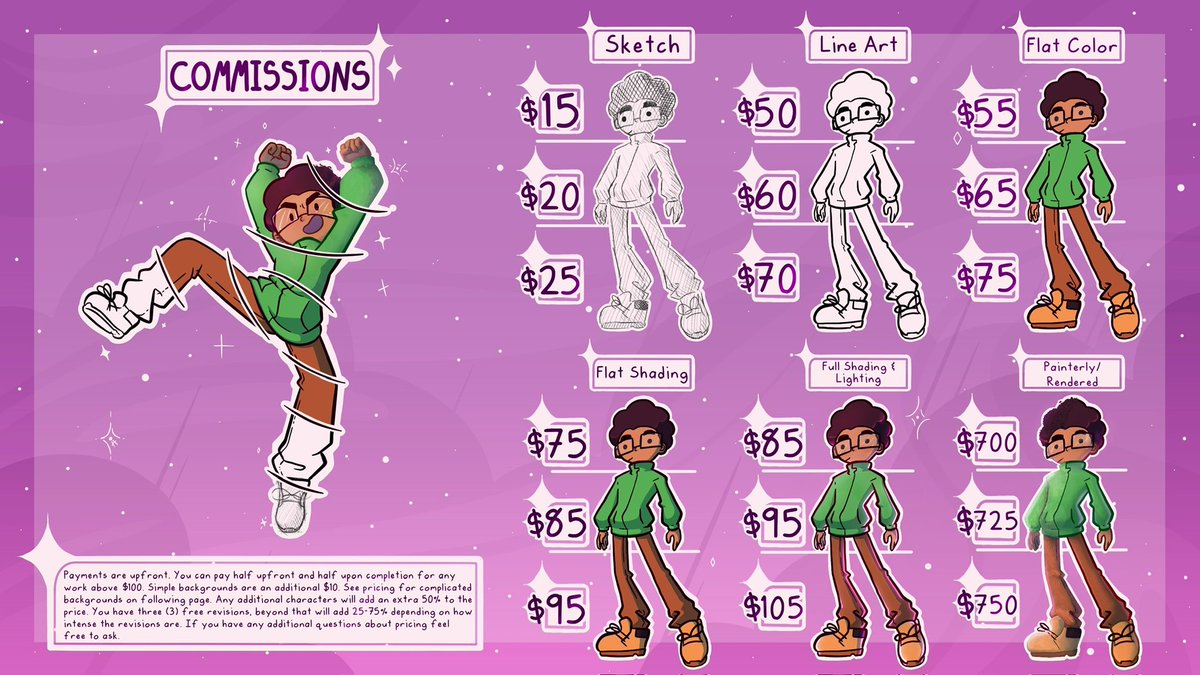 Troiseff's tweet photo. Hey! If you give me money, I’ll draw things for you. 4 slots open. DM for more info https://t.co/eF4GhOQhgm