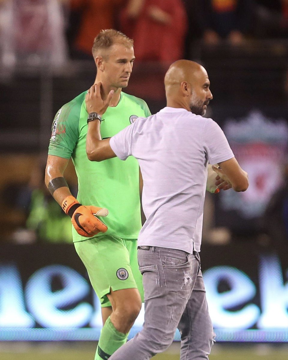 cityreport_'s tweet image. Joe Hart: “[Best manager in world football right now?] Pep Guardiola!“ 🐐