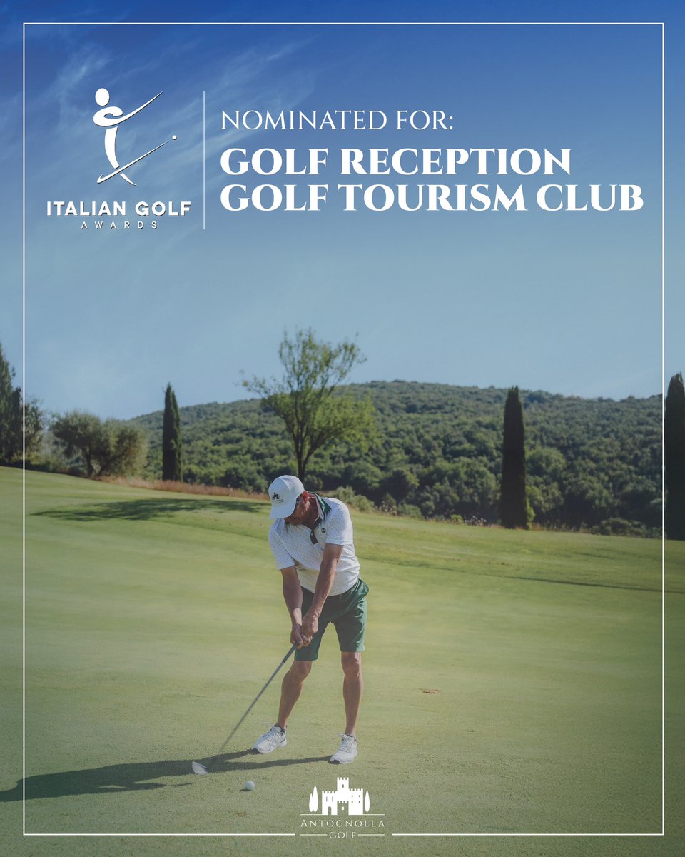 Antognollagolf's tweet image. We’re thrilled to share that Antognolla has been nominated for two awards at the Italian Golf Awards! 🏆

🏌️‍♂️ Golf Reception ⛳ Golf Tourism Club

A huge thank you to our incredible team for making this possible - we couldn’t do it without you!

#AntognollaGolf #GolfItaly #Golf