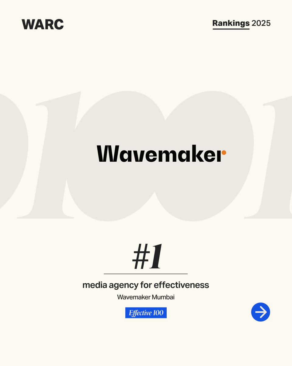 WARCEditors's tweet photo. CONGRATS @WavemakerGlobal https://t.co/g3Ks9nvD57