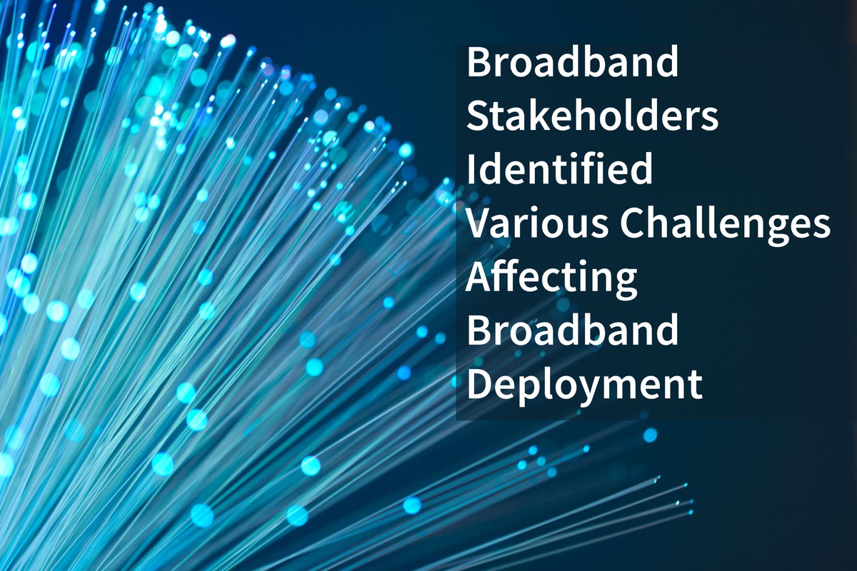 Our recent evaluation describes potential challenges identified by broadband officials and industry stakeholders for deploying broadband to underserved and unserved communities. Read the full report here: oig.doc.gov/reports/?entry…