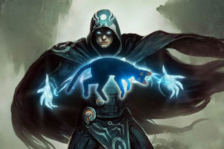 livingcardsmtg's tweet image. I Photoshop the Cat from Flow into a Magic card until I don't: Day 11