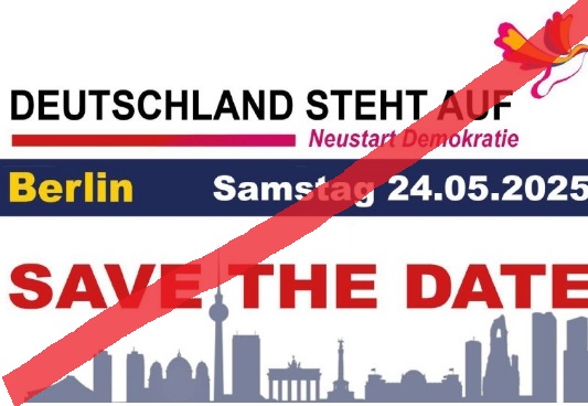 Nautilu40286557's tweet photo. Samstag, den #b2405 will die Querdenker-Initiative "Deutschland steht auf" um #OlafLange Stephanie Tsomakaeva & Swen Hüther (#WABEO) eine "Mega-Demo" in Berlin abziehen. Zuletzt waren sie mit der "Allee der Helden" unterwegs.
https://t.co/LY1rCeK345 https://t.co/VbCFUriwhQ