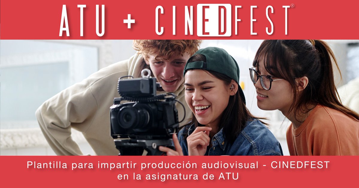 En estos años, el profesorado nos ha pedido usar Cinedfest para dotar a la asignatura de ATU de contenido con el que impartir cine en sus centros.

Así que hemos preparado una plantilla para la creación de una asignatura de cine para las clases de ATU.

+info en nuestra web.